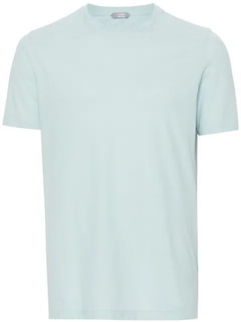 Zanone short-sleeved cotton T-shirt Blue 812597ZG380094