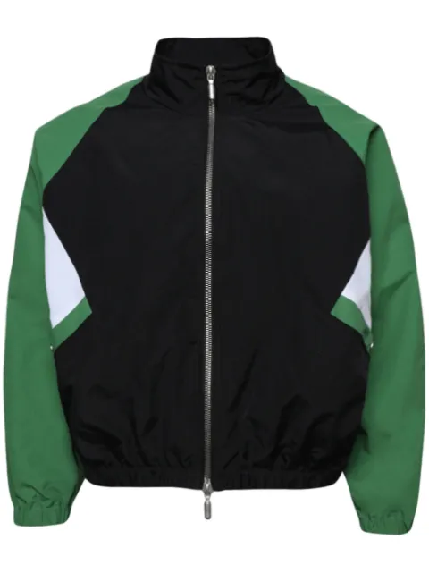 RHUDE colour-block track jacket Green RHPS24JA03005134