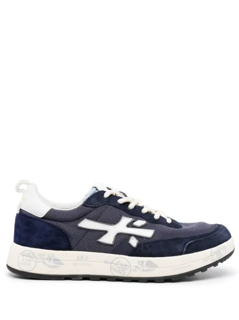 Premiata logo-appliqué low-top sneakers Blue NOUS6658