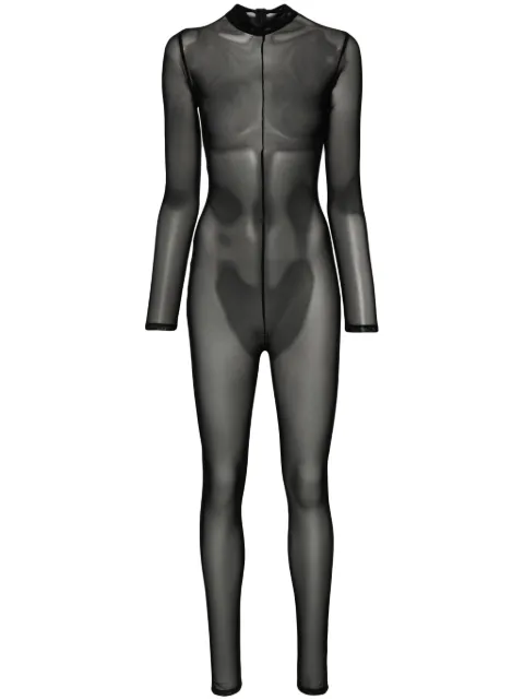 Alchemy x Lia Aram mesh jumpsuit Black LIA641