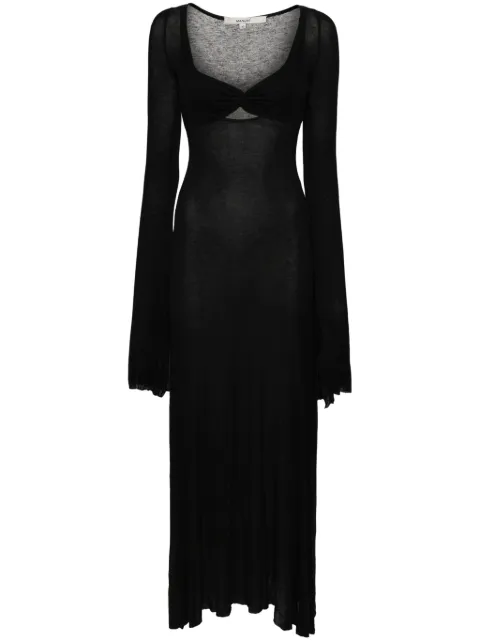 MANURÍ Nina maxi dress Black MRSS24DR9CH001