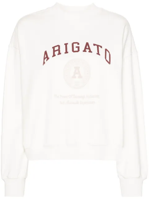 Axel Arigato Arigato University organic-cotton sweatshirt Neutrals A2314001