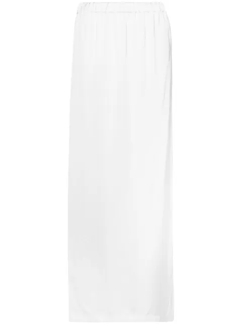 Fabiana Filippi duchess-satin maxi skirt White GND264F286D6230000
