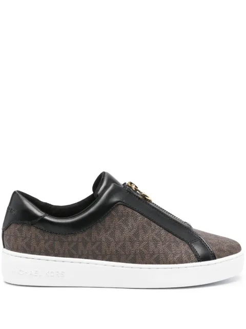 Michael Michael Kors Keaton logo-print sneakers Brown 43R4KTFP2B
