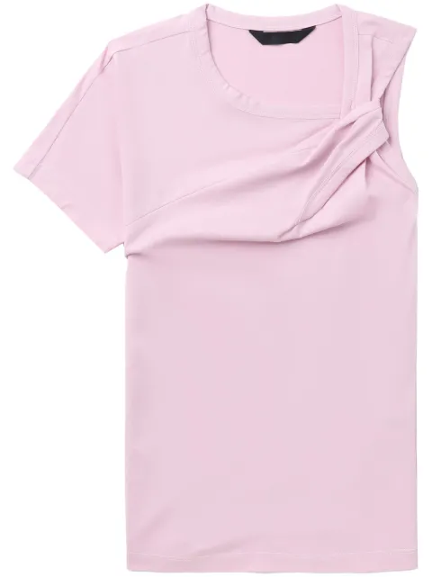 Juun.J single-sleeve cotton T-shirt Pink JW4442W01