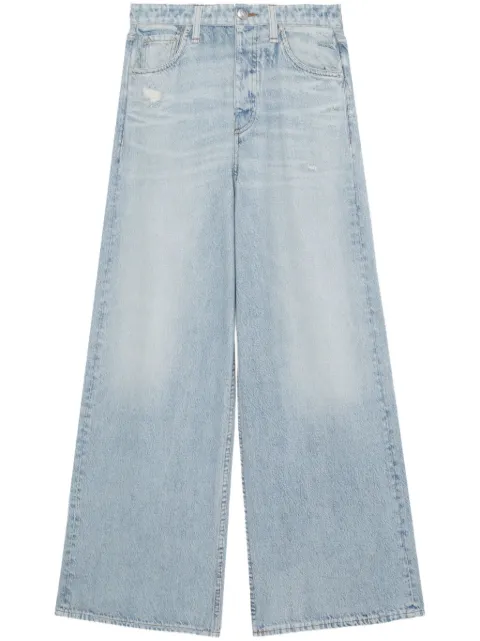 rag & bone mid-rise wide-leg jeans Blue WCW24S70078207