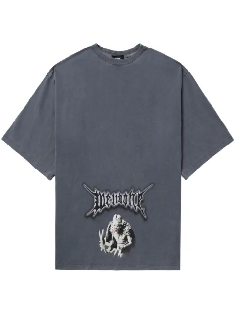 We11done Monster graphic-print T-shirt Blue WDTT024720UNV