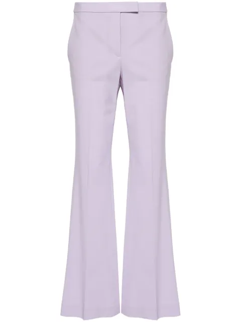 Theory Demitria low-rise flared trousers Purple N1201201