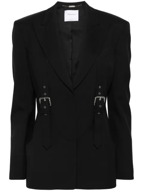 Blumarine buckle-detailed blazer Black P422B076A