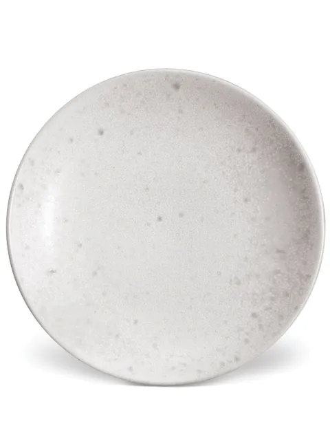L'Objet Terra porcelain plate (16cm) White TA140