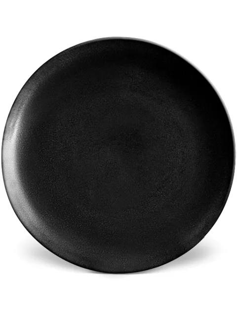 L'Objet Terra porcelain charger plate (33cm) Black TA500