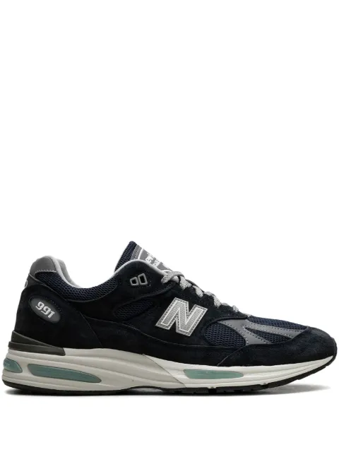 New Balance 991v2 "Dark Navy" suede sneakers Blue U991NV2