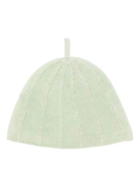 Homme Plissé Issey Miyake Blooming cotton panelled beanie Green HP46AA419