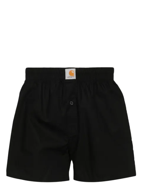 Carhartt WIP logo-waistband cotton boxers Black I032355