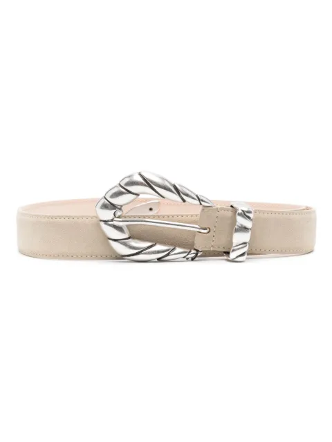 IRO Embella suede belt Neutrals WF128EMBELLASD