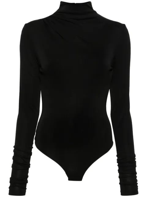 THE ANDAMANE open-back bodysuit Black T150765A