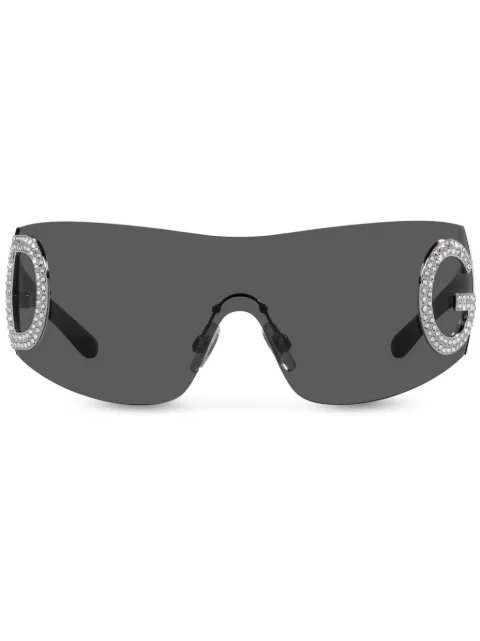 Dolce & Gabbana Eyewear Re-Edition shield-frame sunglasses Black VG2298VM587