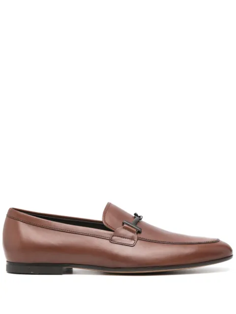 Tod's T Ring leather loafers Brown XXM38K0ID30NF5