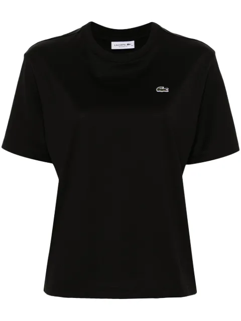 Lacoste logo-patch cotton T-shirt Black TF7215