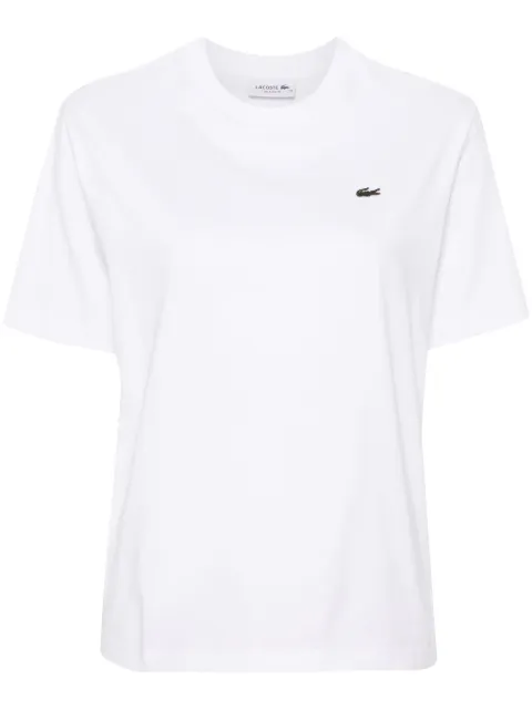 Lacoste logo-patch cotton T-shirt White TF7215