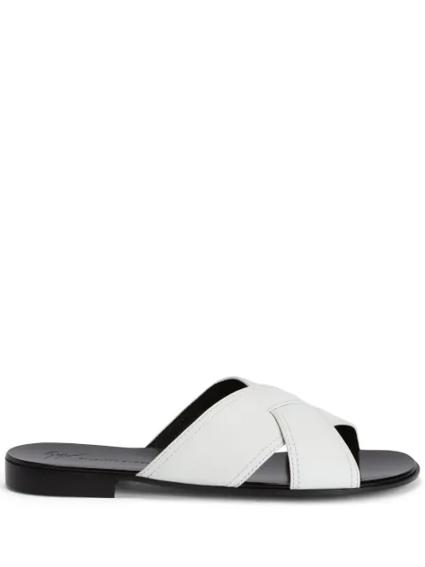 Giuseppe Zanotti Flavio crossover-strap sandals White IU10061K03