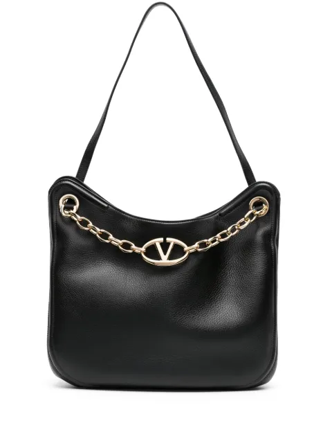 Valentino Garavani VLogo Signature chain-link shoulder bag Black WB0N09JDK