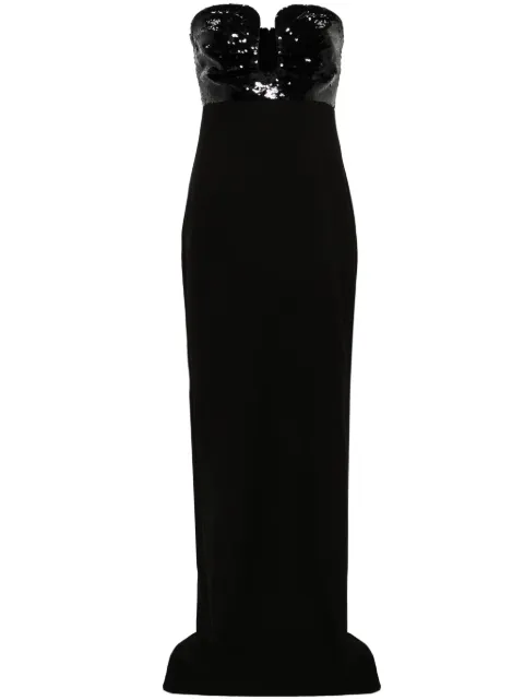 Roland Mouret panelled-design dress Black RS24086XB