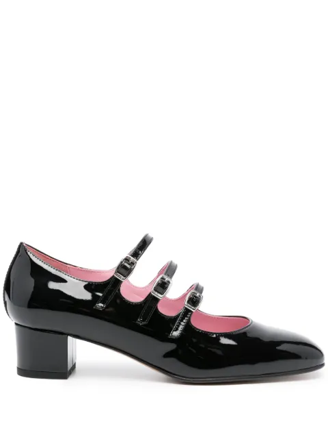 Carel Paris Kina 40mm patent-leather pumps Black 330839BLACK