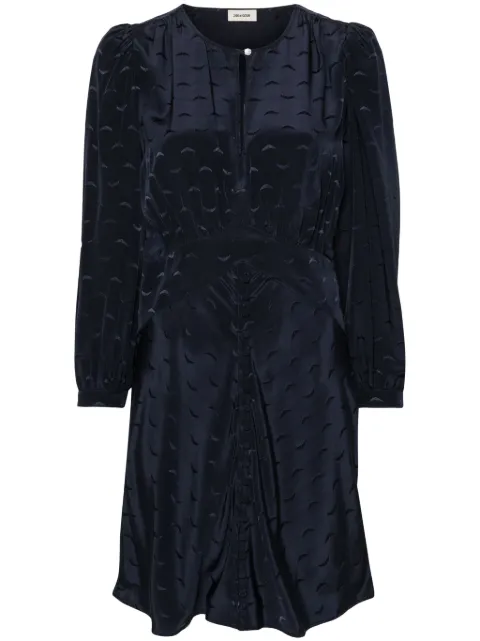 Zadig&Voltaire Rhodri wings-jacquard dress Blue WWDR01331
