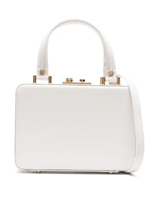 Gianvito Rossi Valì leather tote bag White B00264HANDBVBE