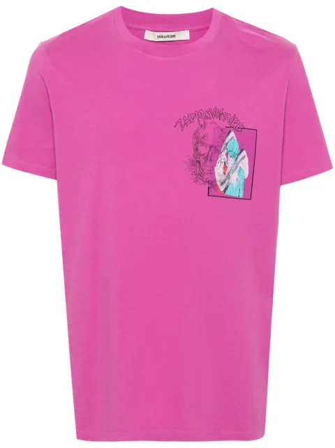 Zadig&Voltaire Ted photograph-print T-shirt Pink JMTS00637