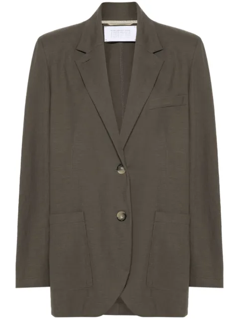Harris Wharf London single-breasted blazer Brown A2535PYF