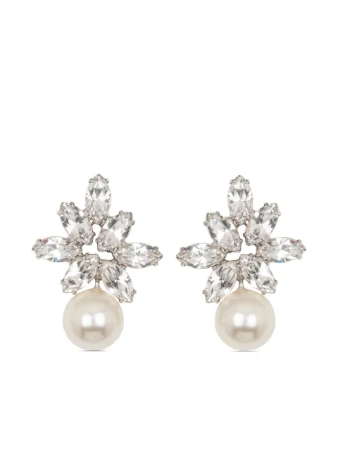 Jennifer Behr Liza pearl earrings Silver 50RA84CRYSTAL