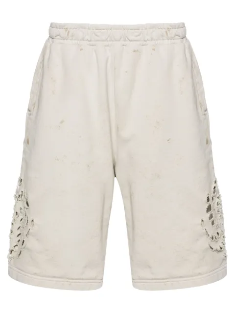44 LABEL GROUP Trip distressed shorts Grey BOO30423FA139