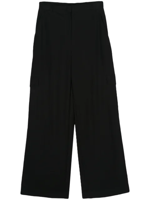 Harris Wharf London straight-leg cargo trousers Black A8532PYF
