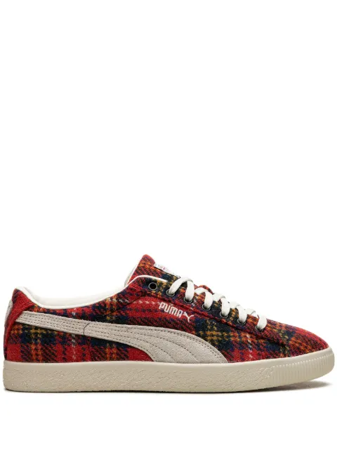 PUMA Suede VTG Harris Tweed "Frosted Ivory/Red" sneakers Red 39321901