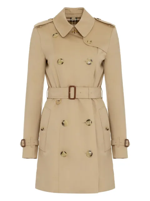 Burberry double-breasted trench coat Neutrals 8079408