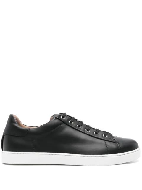 Gianvito Rossi leather tonal sneakers Black S26340M1WHTCLN