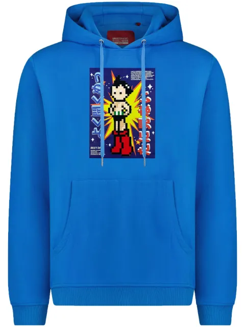 Mostly Heard Rarely Seen 8-Bit Astro Cover hoodie Blue MHEB08BDKH04