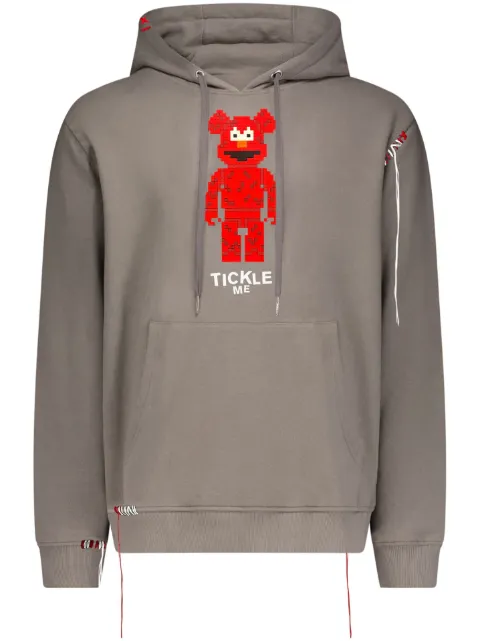 Mostly Heard Rarely Seen 8-Bit Tickle Me hoodie Grey MHEB08BDKH12