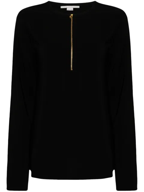 Stella McCartney Iconic half-zip jumper Black 6T01473DU300