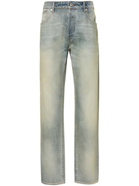 Kenzo Bara mid-rise slim-fit jeans Blue FE55DP1016B8