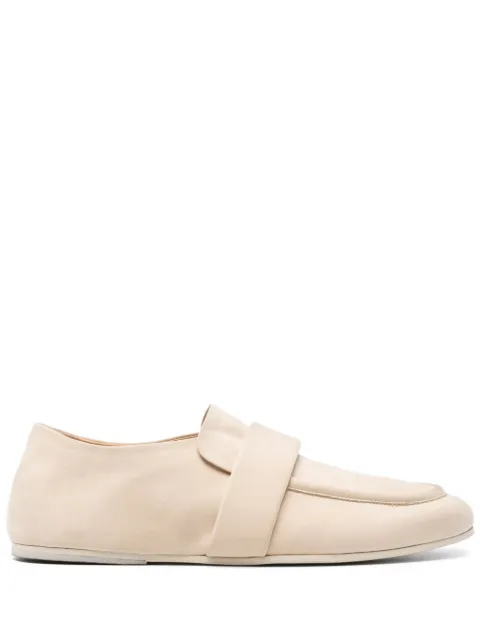 Marsèll Steccoblocco nubuck leather loafers Neutrals MM4671089