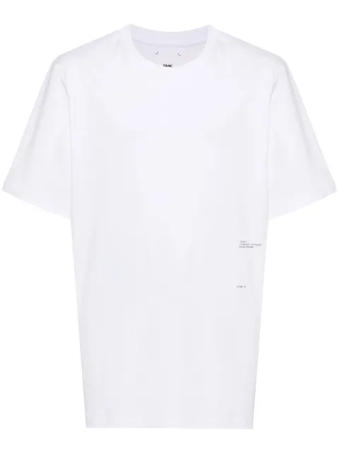 OAMC graphic-patch T-shirt White 24E28OAJ18ACOT00914