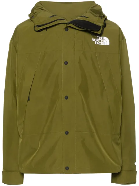 The North Face logo-embroidered hooded jacket Green NF0A831M