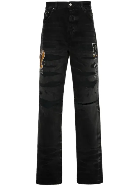 AMIRI Varsity straigh-leg jeans Black PS24MDF006