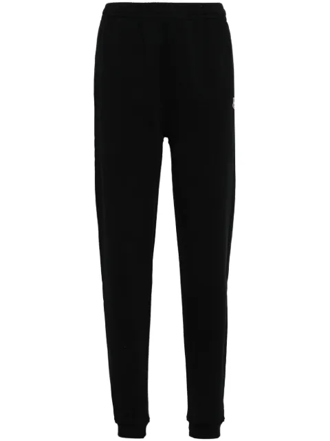 Maison Kitsuné Fox-appliqué track pants Black MW01109KM0001