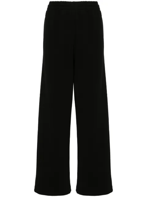 WARDROBE.NYC ribbed straight-leg trousers Black W2104R15