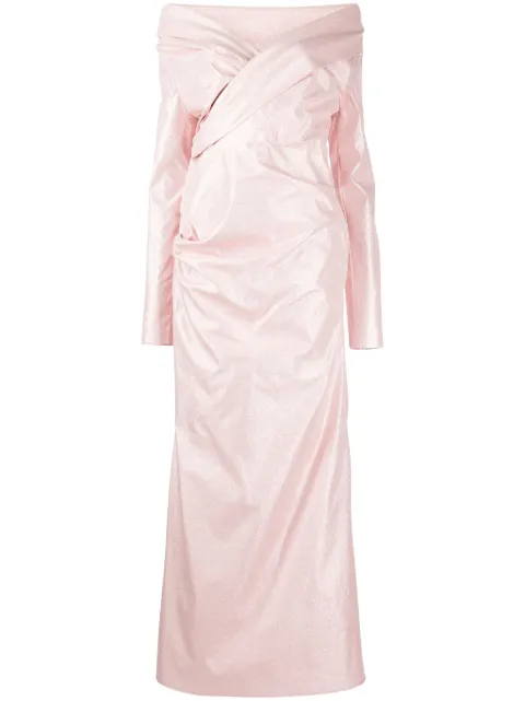Talbot Runhof taffeta mermaid gown Pink OL056514