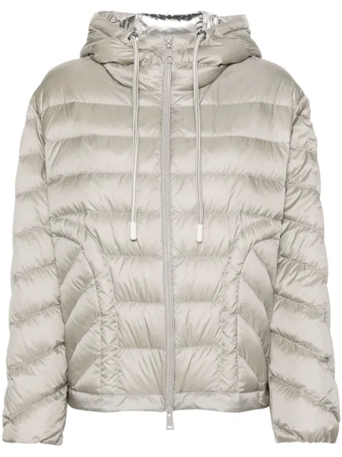 Moncler Delfo quilted hooded jacket Grey J10931A00048595FE